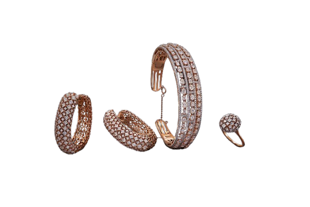 Trendy Diamond Earrings