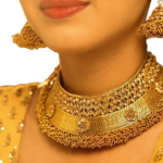 Classy Gold Finish Nacklace - Shoppable Jewelry