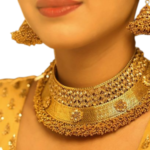 Classy Gold Finish Nacklace - Shoppable Jewelry